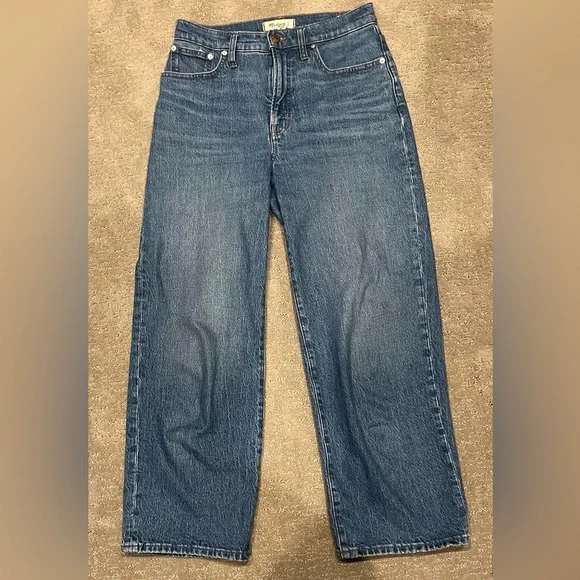 Madewell Perfect Vintage Wide Leg Crop jeans size 27 - Picture 1 of 6